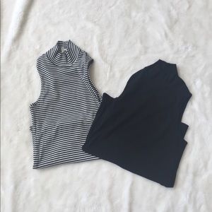 Athleta mock neck tops size medium